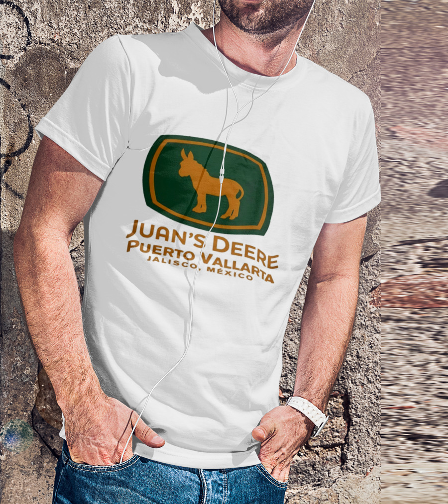 Juan's Deere Puerto Vallarta Jalisco Mexico Donkey T-Shirt