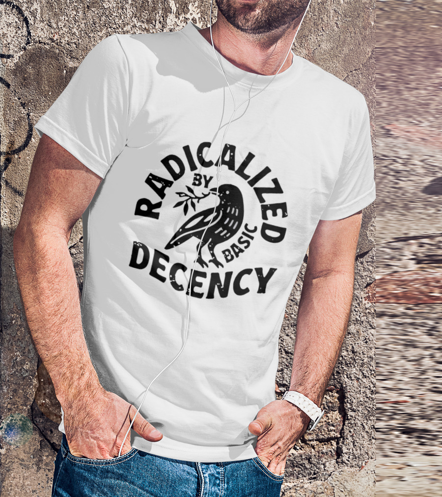 Radicalized By Decency Basic Raven T-Shirt