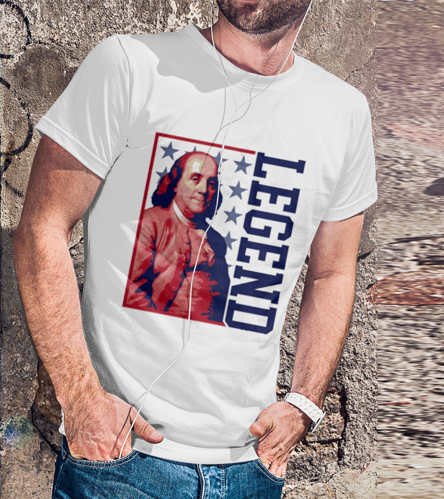 Legend Benjamin Franklin Stars T-Shirt