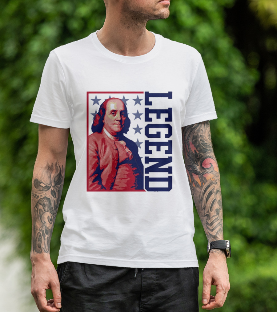 Legend Benjamin Franklin Stars T-Shirt