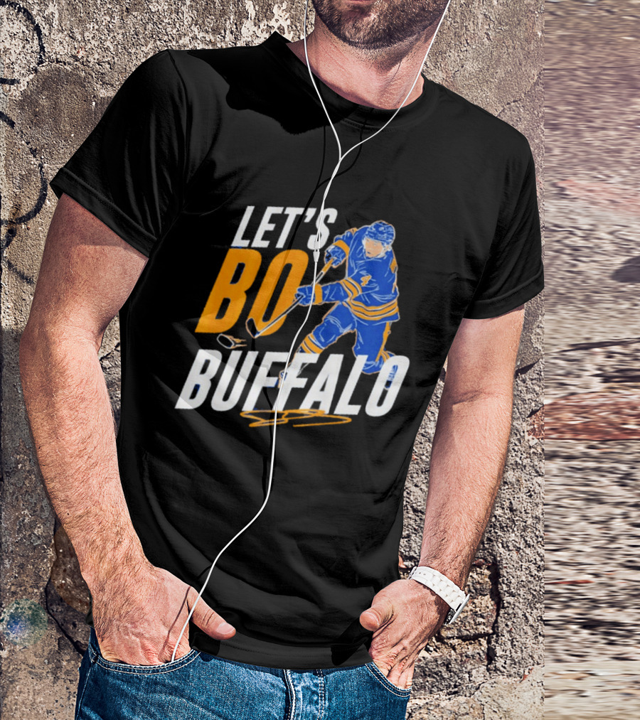 Let's Bo Buffalo Hockey Bowen Byram Buffalo Sabres T-Shirt