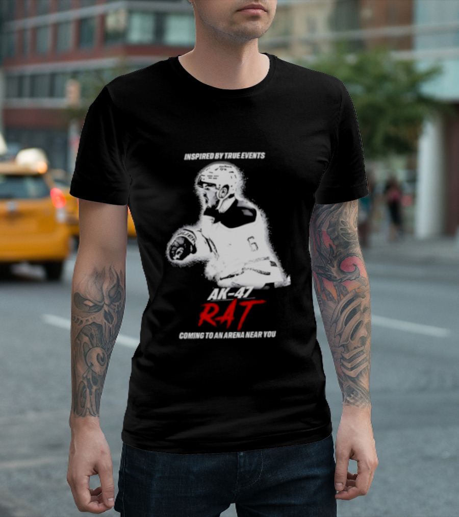 By True Events AK 47 Rat Coming To An Arena Near You Zach Benson T-Shirt