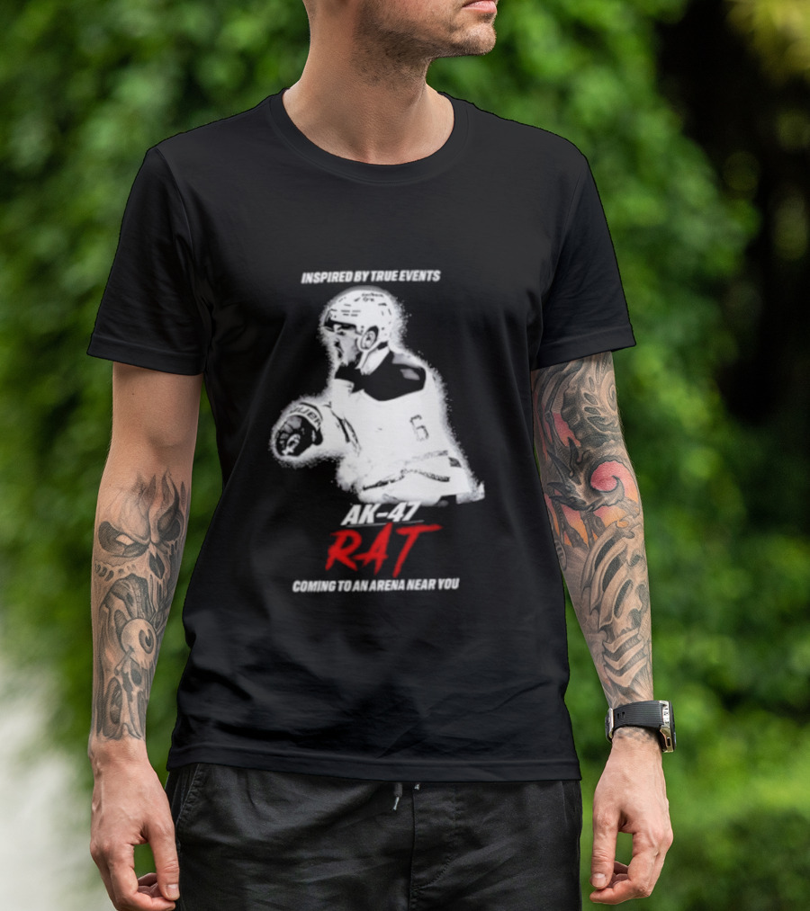 By True Events AK 47 Rat Coming To An Arena Near You Zach Benson T-Shirt