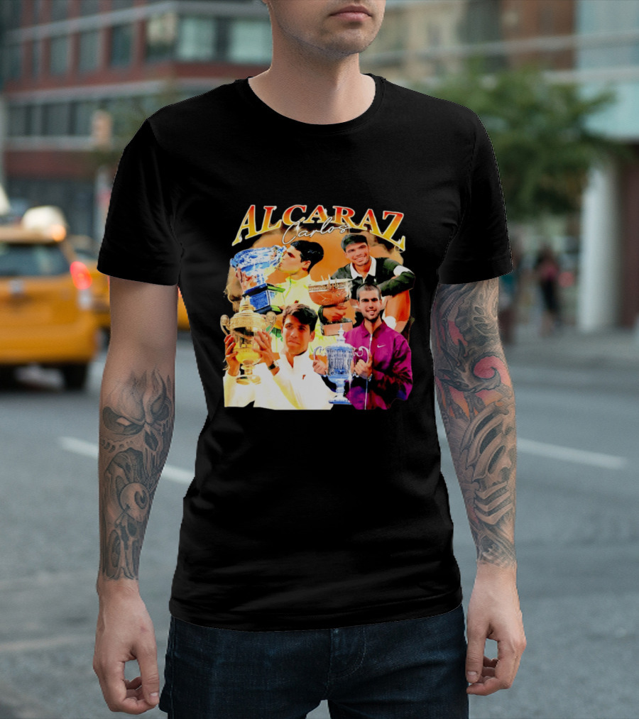 Carlos Alcaraz Tennis Trophies Champion Highlights T-Shirt