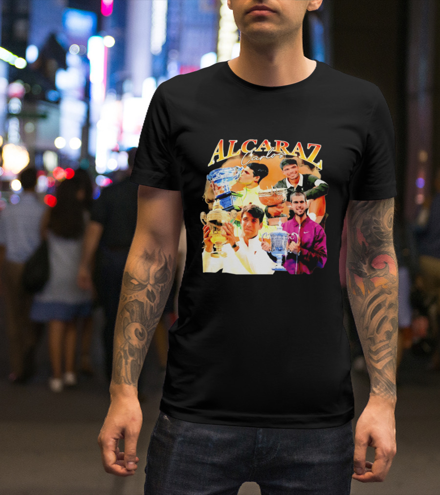 Carlos Alcaraz Tennis Trophies Champion Highlights T-Shirt