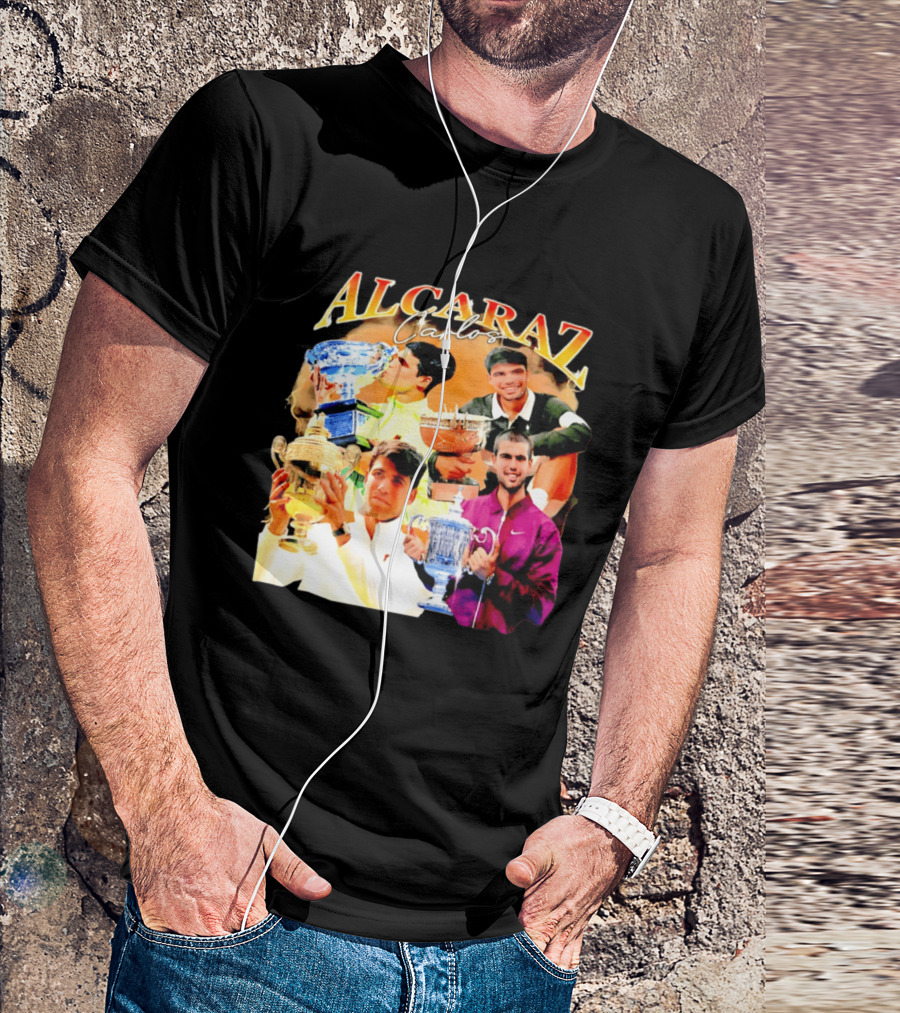 Carlos Alcaraz Tennis Trophies Champion Highlights T-Shirt