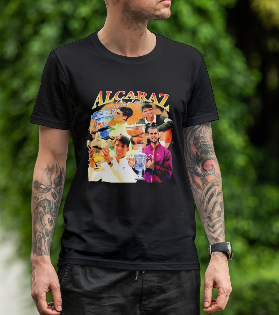 Carlos Alcaraz Tennis Trophies Champion Highlights T-Shirt