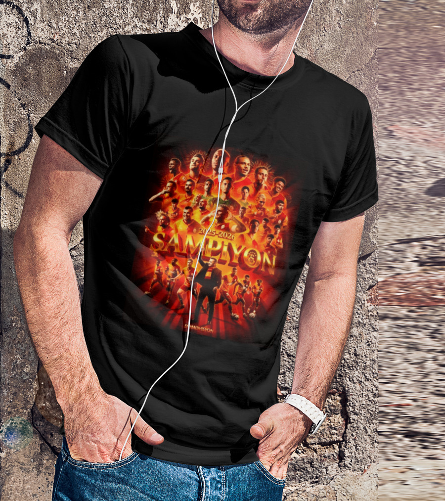 Galatasaray 2025 2026 Şampiyon Süper Lig Dominasyon 26th Win Celebration T-Shirt