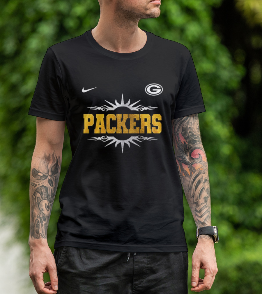 Green Bay Packers X Jason Aldean I Stand With Nike Packers T-Shirt