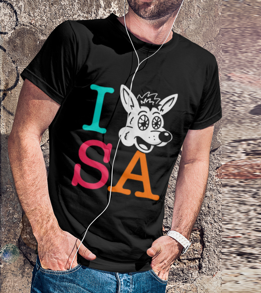 I Love SA Coyote Spurs Basketball T-Shirt