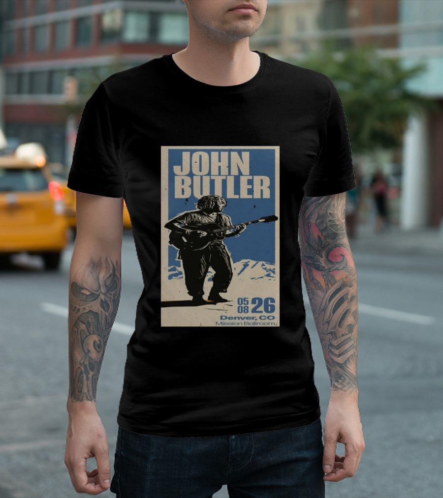 John Butler May 8 2026 Denver CO Mission Ballroom T-Shirt