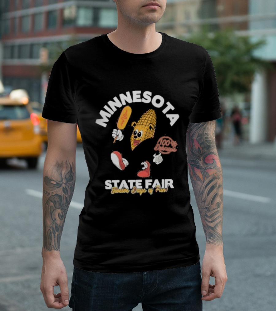 Minnesota State Fair 2026 Running Corn Dog Twelve Days Of Fun T-Shirt