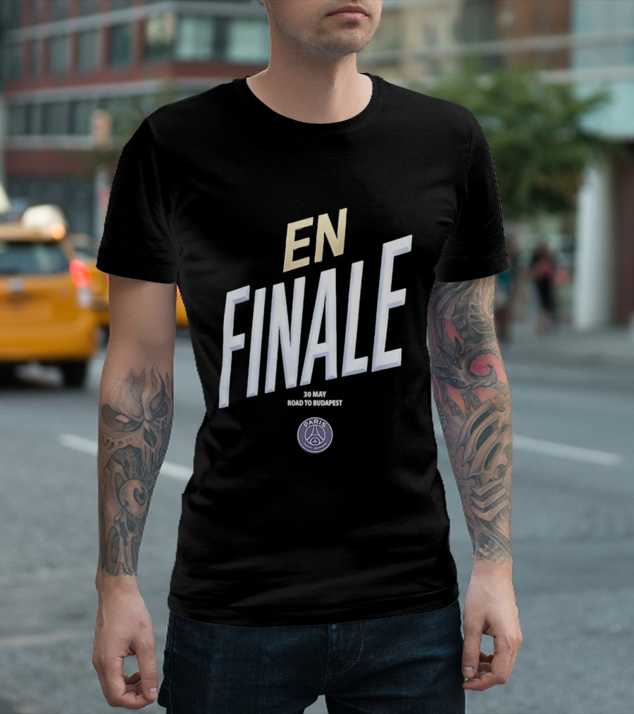 Paris Saint Germain En Finale Budapest 2026 T-Shirt