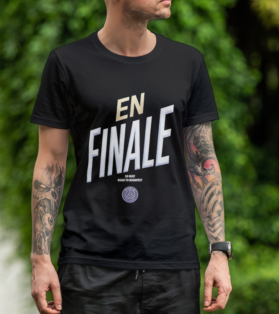 Paris Saint Germain En Finale Budapest 2026 T-Shirt