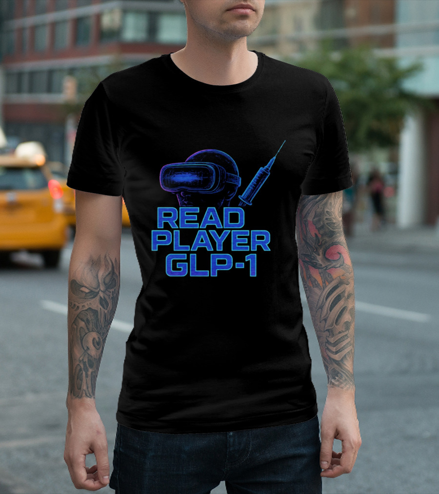 Read Player GLP 1 Virtual Reality Syringe T-Shirt