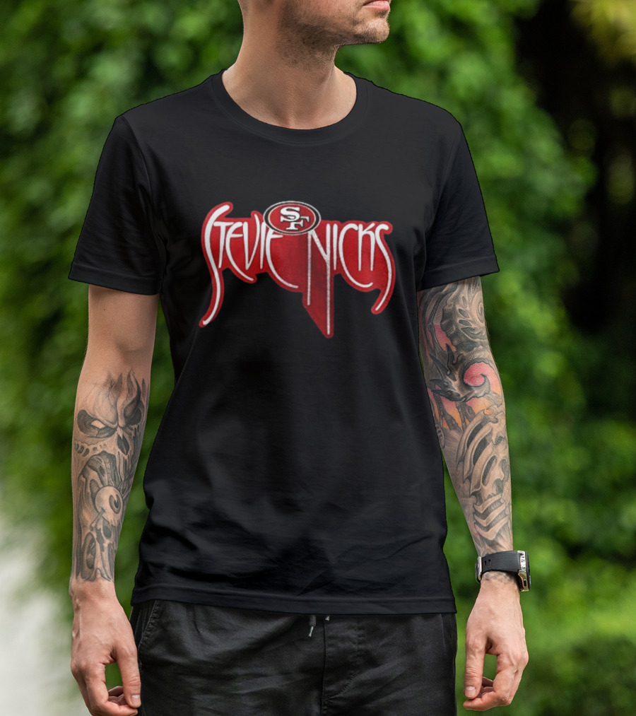 San Francisco 49ers X Stevie Nicks Collaboration SF T-Shirt