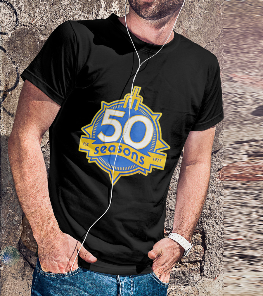 Seattle Mariners 50 Seasons Est. 1977 Baseball Anniversary T-Shirt