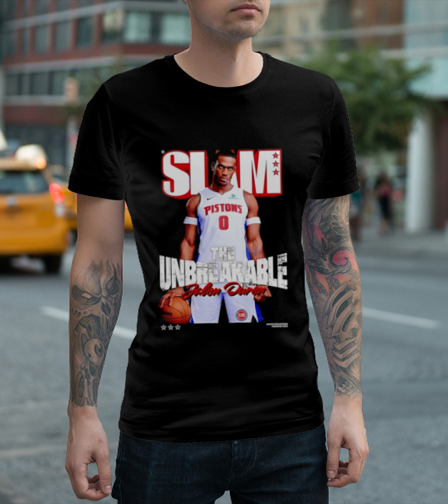 SLAM Jalen Duren Unbreakable Detroit Pistons 260 T-Shirt