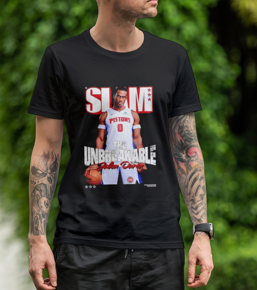 SLAM Jalen Duren Unbreakable Detroit Pistons 260 T-Shirt