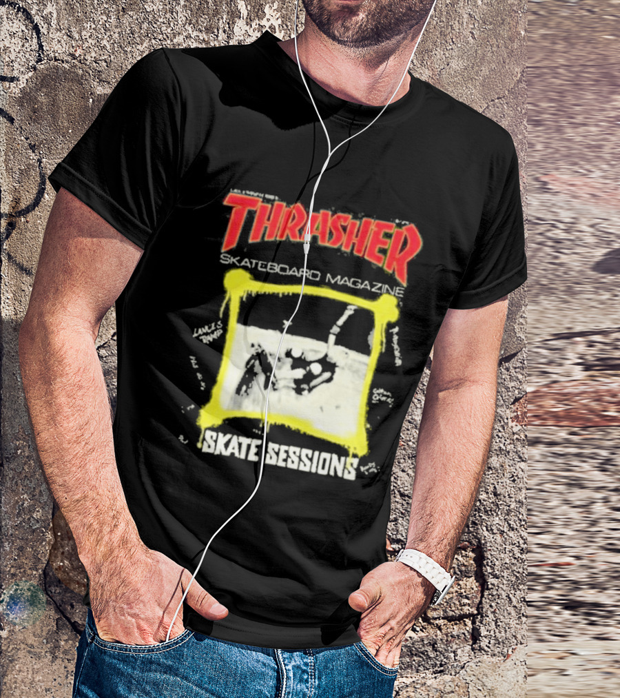 Thrasher Skateboard Magazine December 1983 Skate Sessions T-Shirt