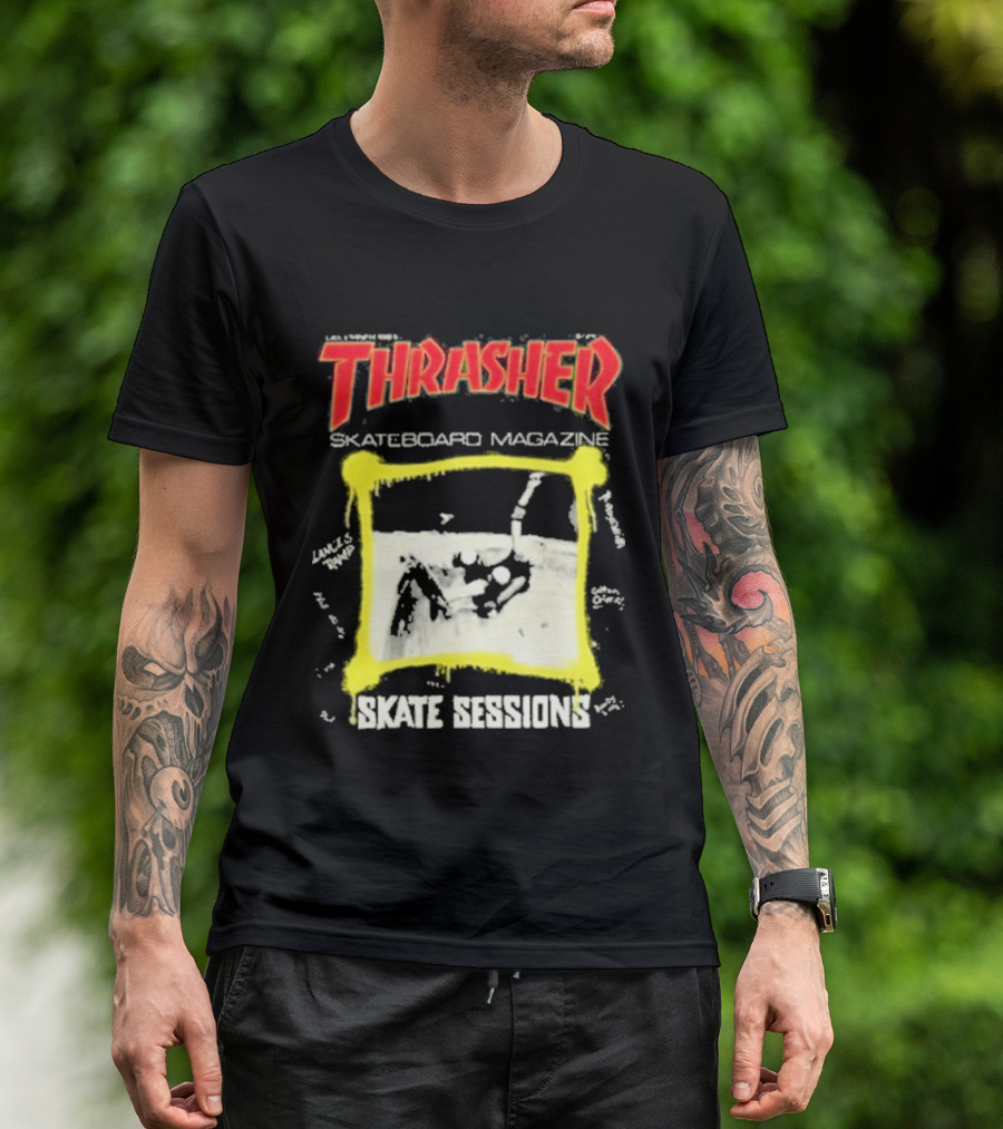 Thrasher Skateboard Magazine December 1983 Skate Sessions T-Shirt