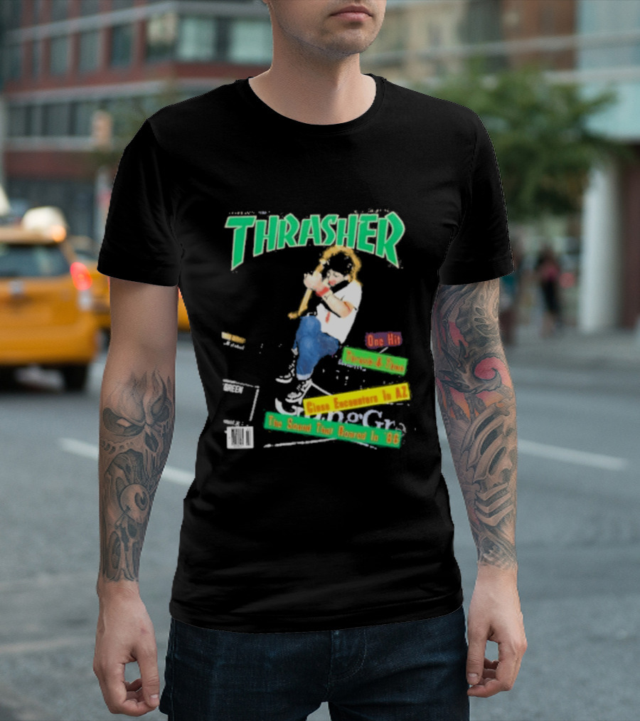 Thrasher Magazine February 1987 Pushead J Sam Somewhere In AZ The Sound You Heard In 86 T-Shirt