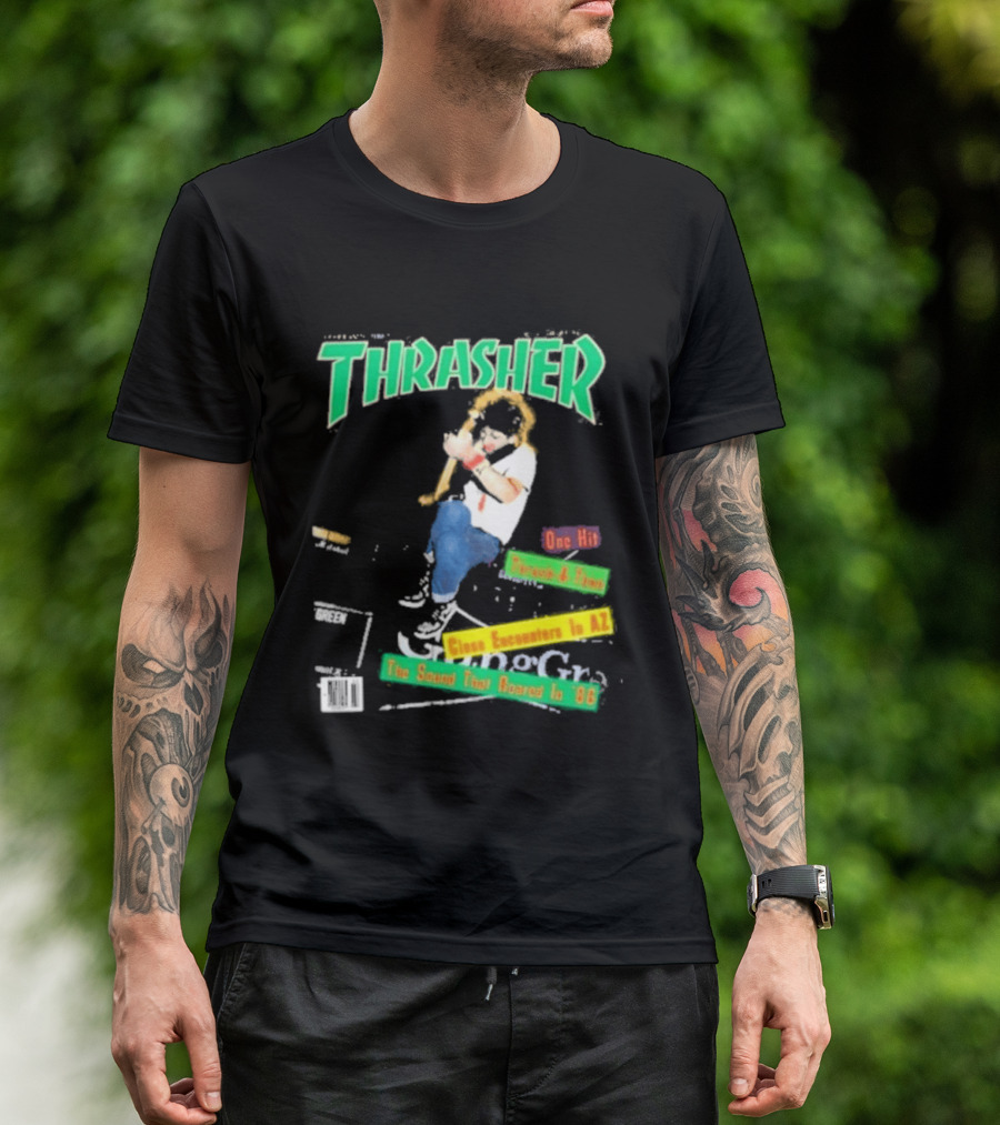 Thrasher Magazine February 1987 Pushead J Sam Somewhere In AZ The Sound You Heard In 86 T-Shirt