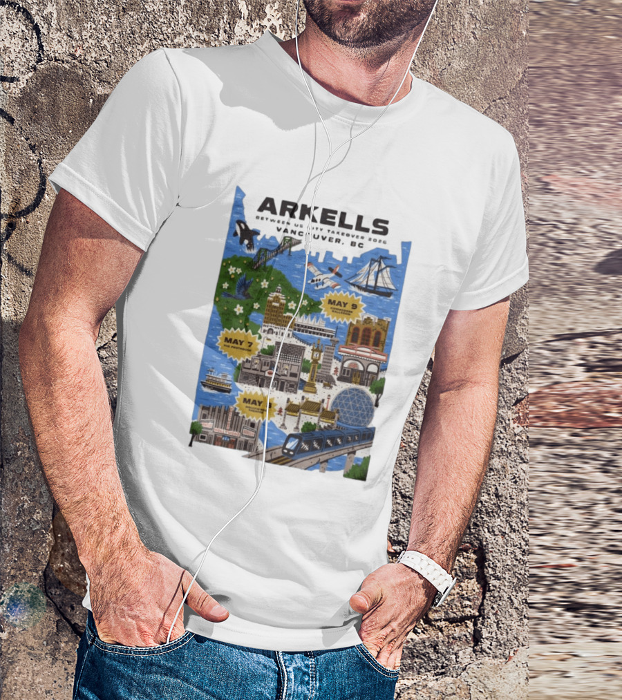 Arkells May 7 2026 The Penthouse Vancouver Concert T-Shirt