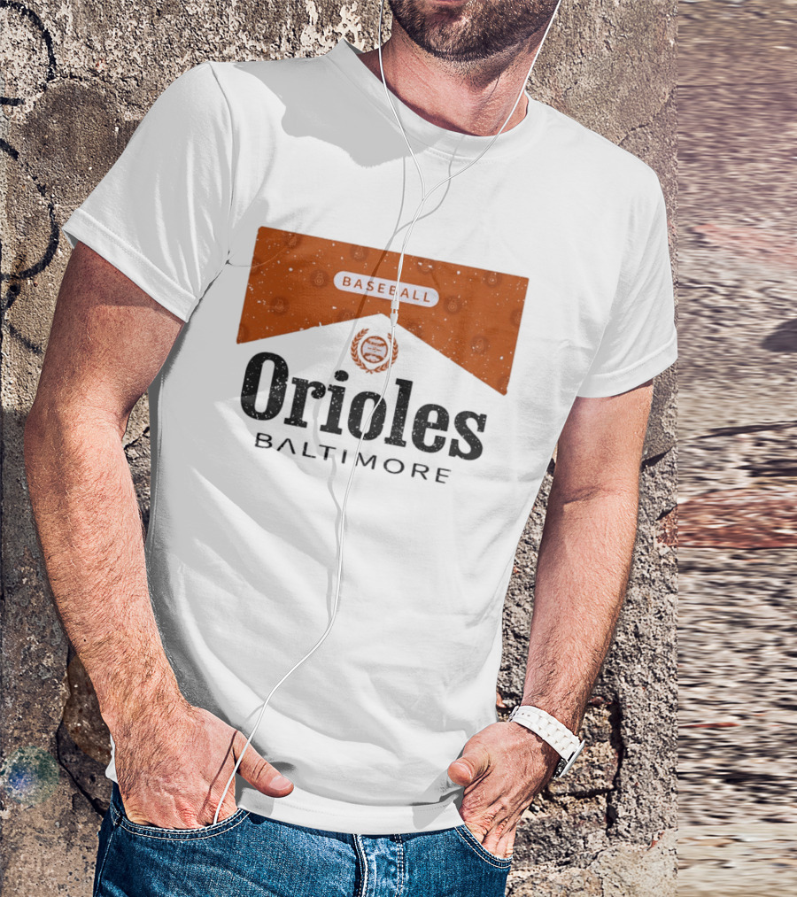 Baltimore Orioles Baseball Marlboro Collaboration T-Shirt