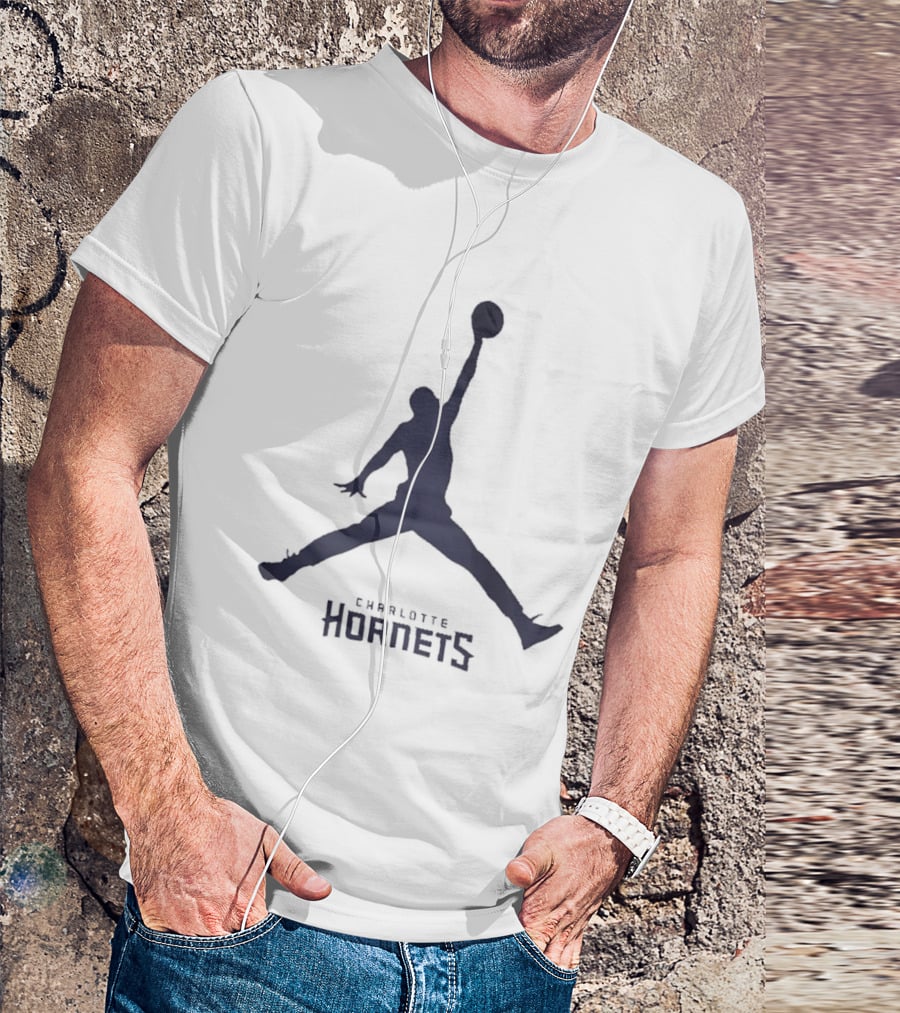 Charlotte Hornets NBA Jumpman Jordan T-Shirt