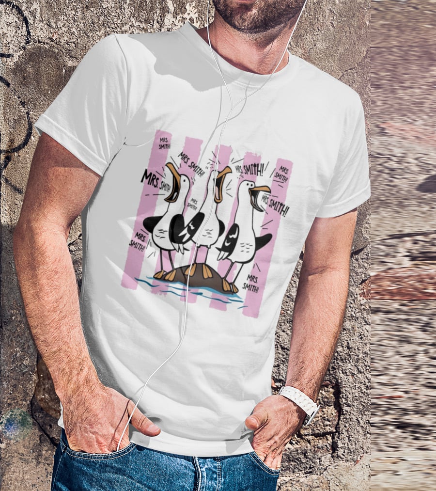 Mrs. Smith Appreciation Custom Seagulls Teacher Recognition T-Shirt