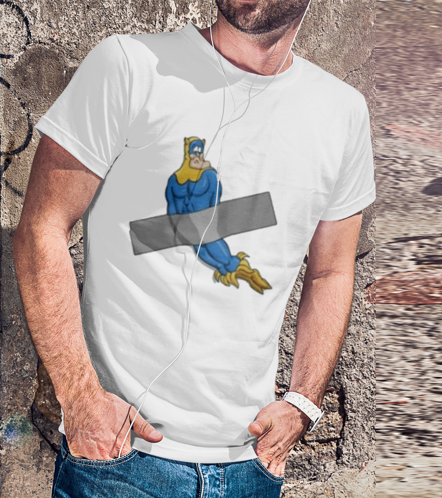 Jim'll Paint It Captain Hero Duct Tape T-Shirt