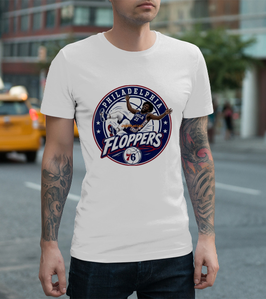Philadelphia Floppers Joel Embiid 76ers Basketball 2026 T-Shirt
