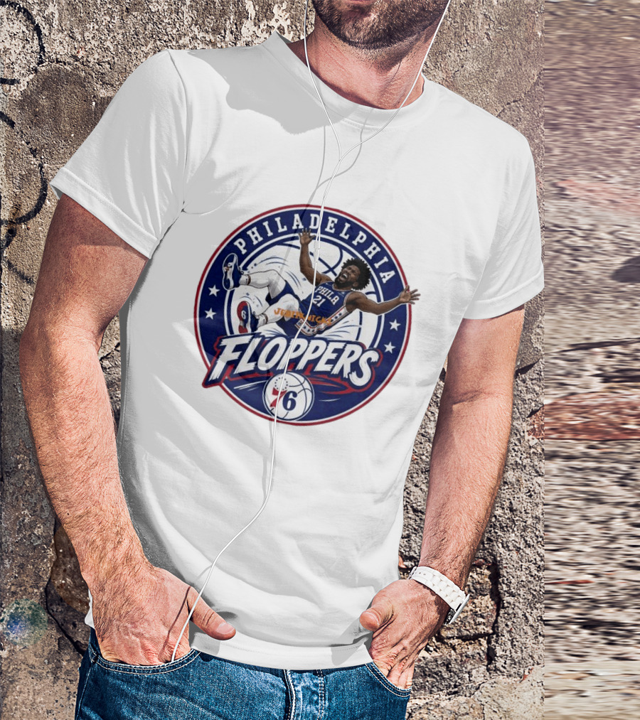 Philadelphia Floppers Joel Embiid 76ers Basketball 2026 T-Shirt