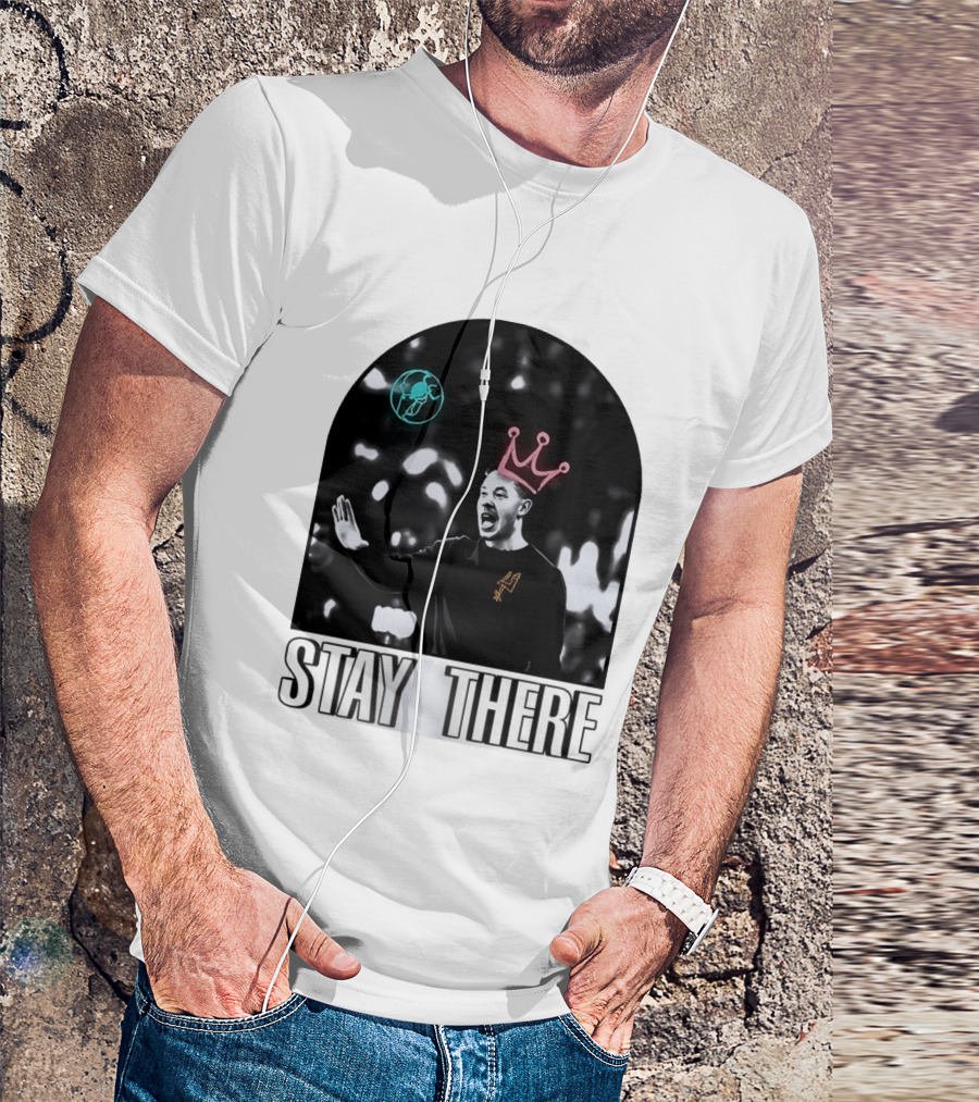 Stay There King Mitch Johnson San Antonio Spurs Coach NBA T-Shirt