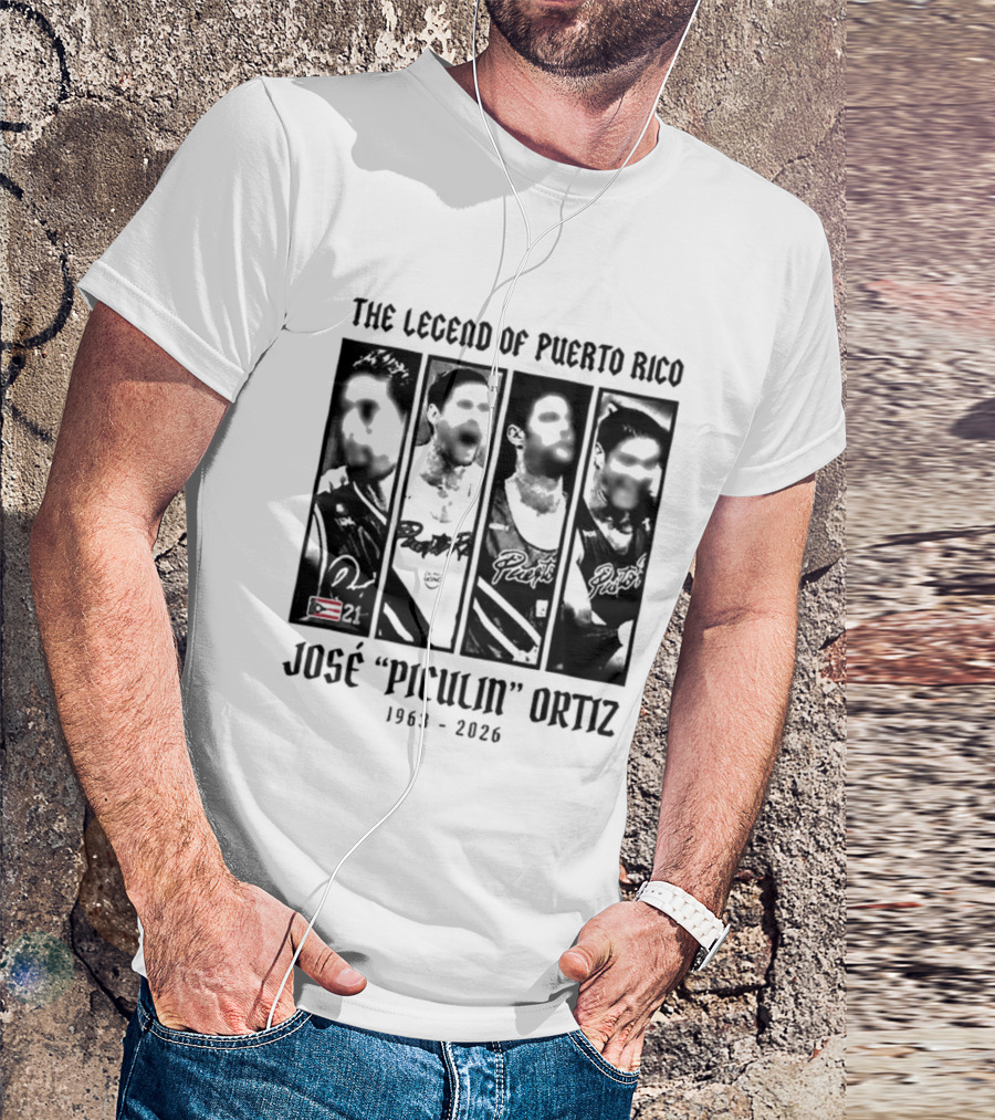 The Legend Of Puerto Rico José "Piculín" Ortiz 1963 2026 T-Shirt
