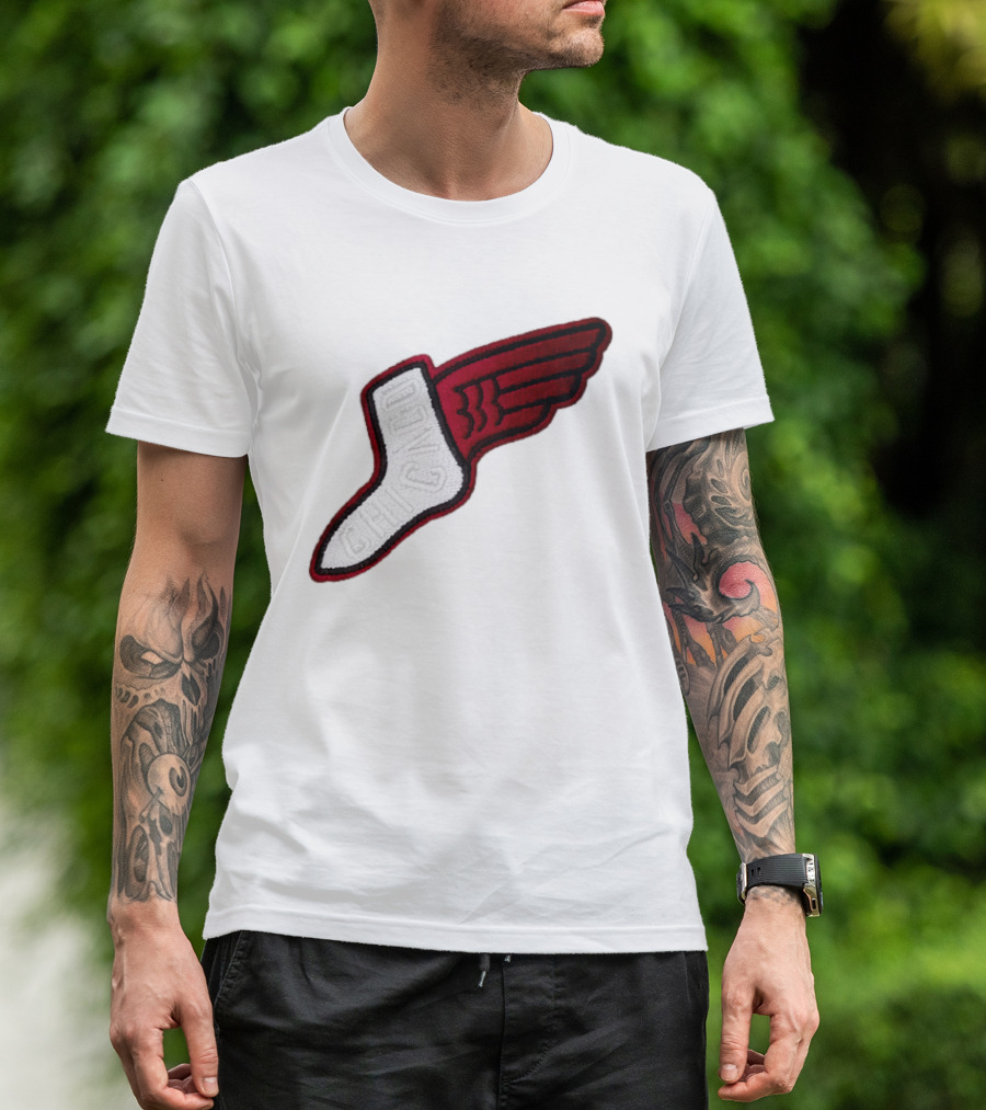 White Sox Chicago Winged Sock 2026 Promo Event T-Shirt