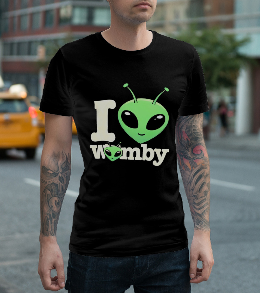 I Love Womby Aliens Victor Wembanyama San Antonio Spurs Basketball T-Shirt