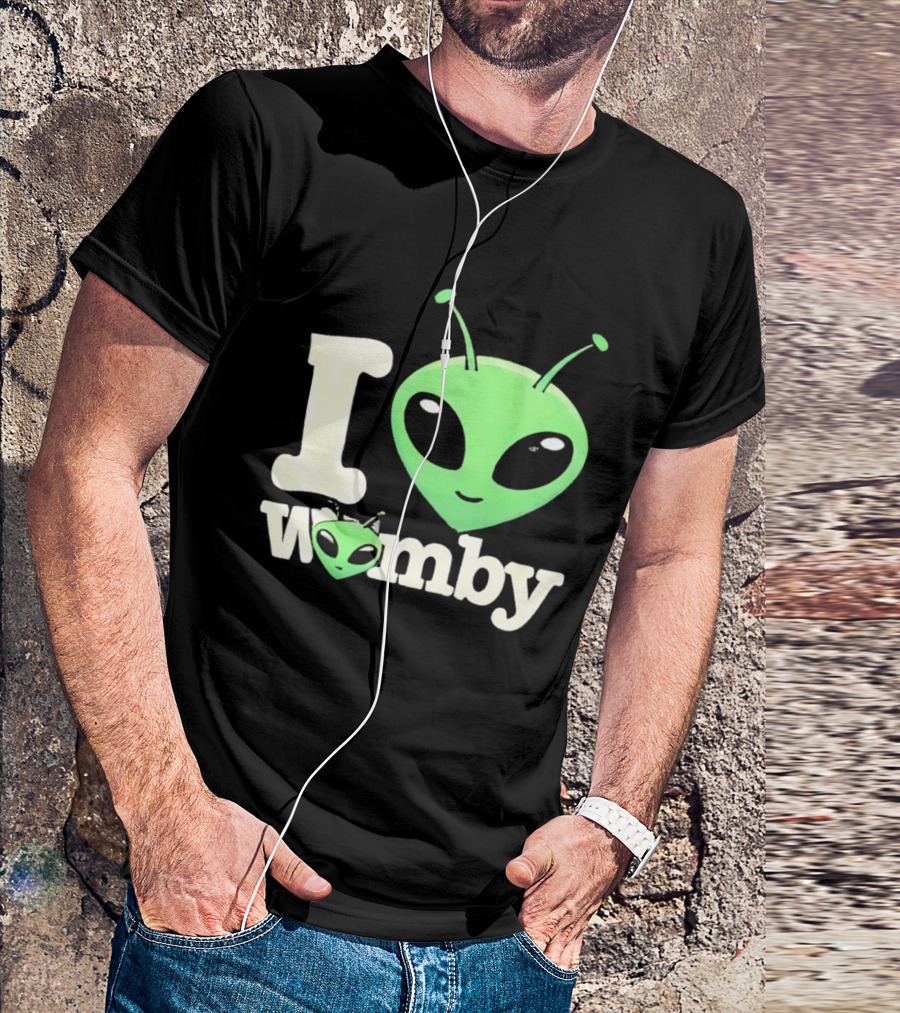 I Love Womby Aliens Victor Wembanyama San Antonio Spurs Basketball T-Shirt