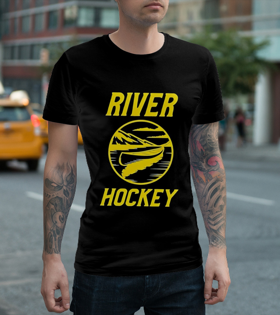 Buffalo Sabres River Hockey Scenic Canoe Adventure T-Shirt