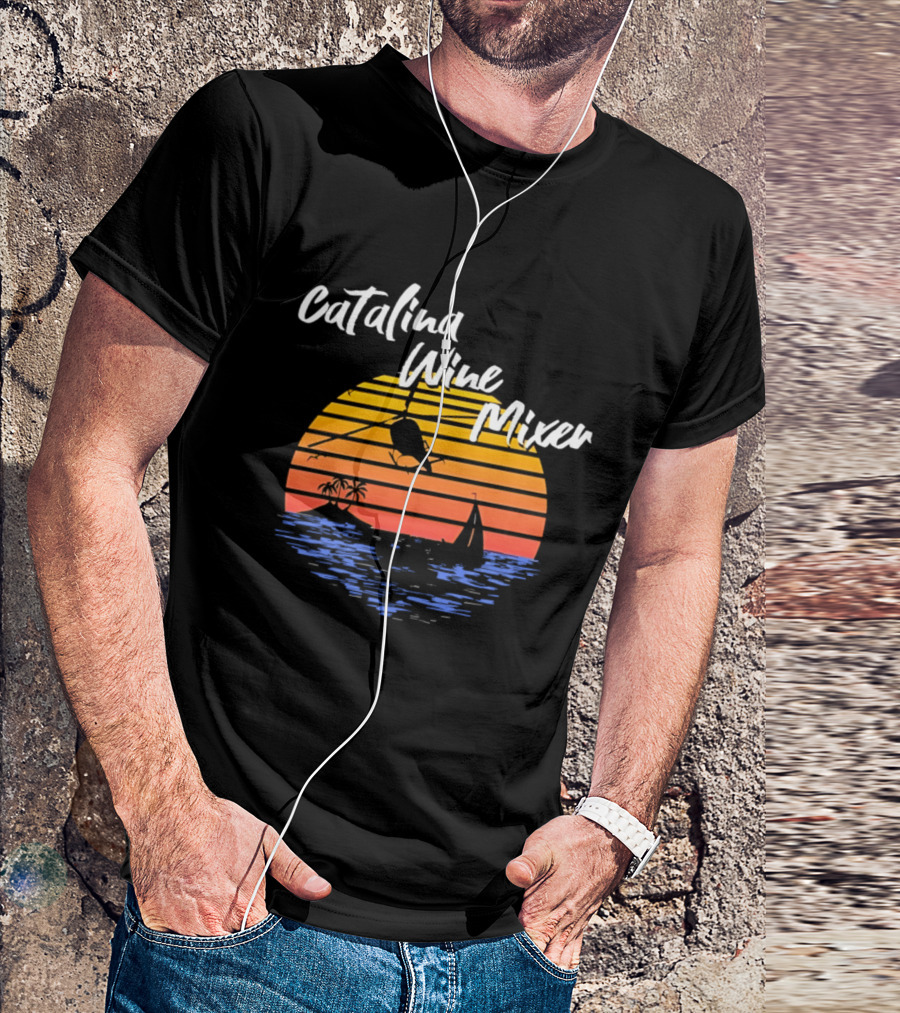 Catalina Wine Mixer Step Brothers Movie Sunset Out Sea T-Shirt