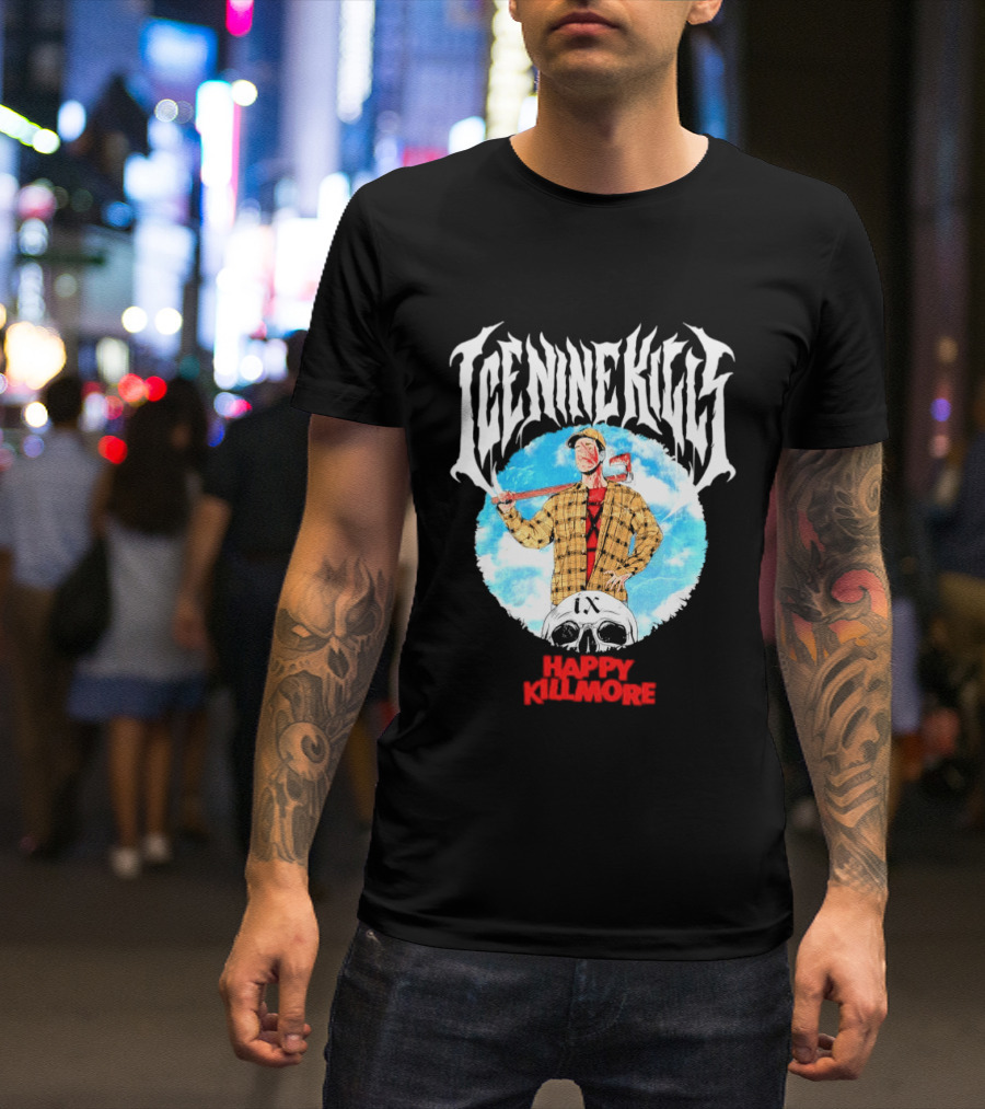 ICE NINE KILLS Happy Killmore Axe Skull T-Shirt