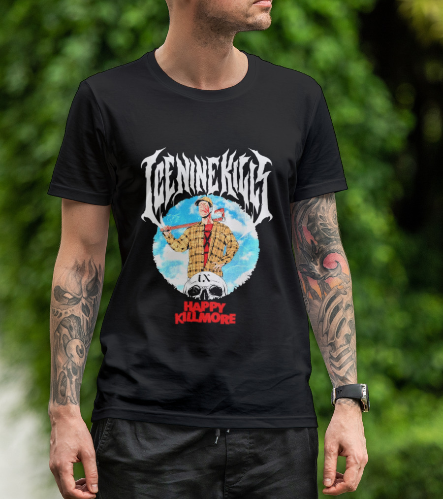 ICE NINE KILLS Happy Killmore Axe Skull T-Shirt