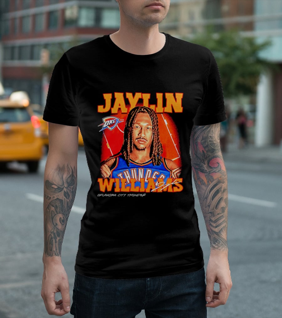 Jaylin Williams Oklahoma City Thunder Basketball T-Shirt