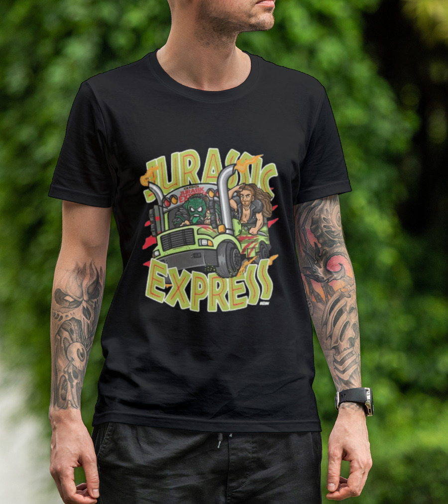 Jurassic Express Truck Adventure With Dinosaur And Driver T-Shirt