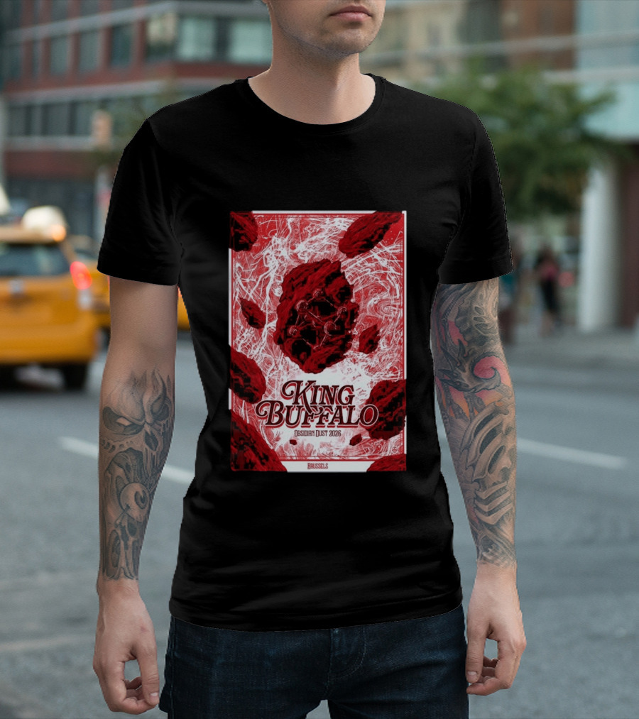 King Buffalo Obsidian Dust 2026 Brussels Belgium May 17 2026 T-Shirt