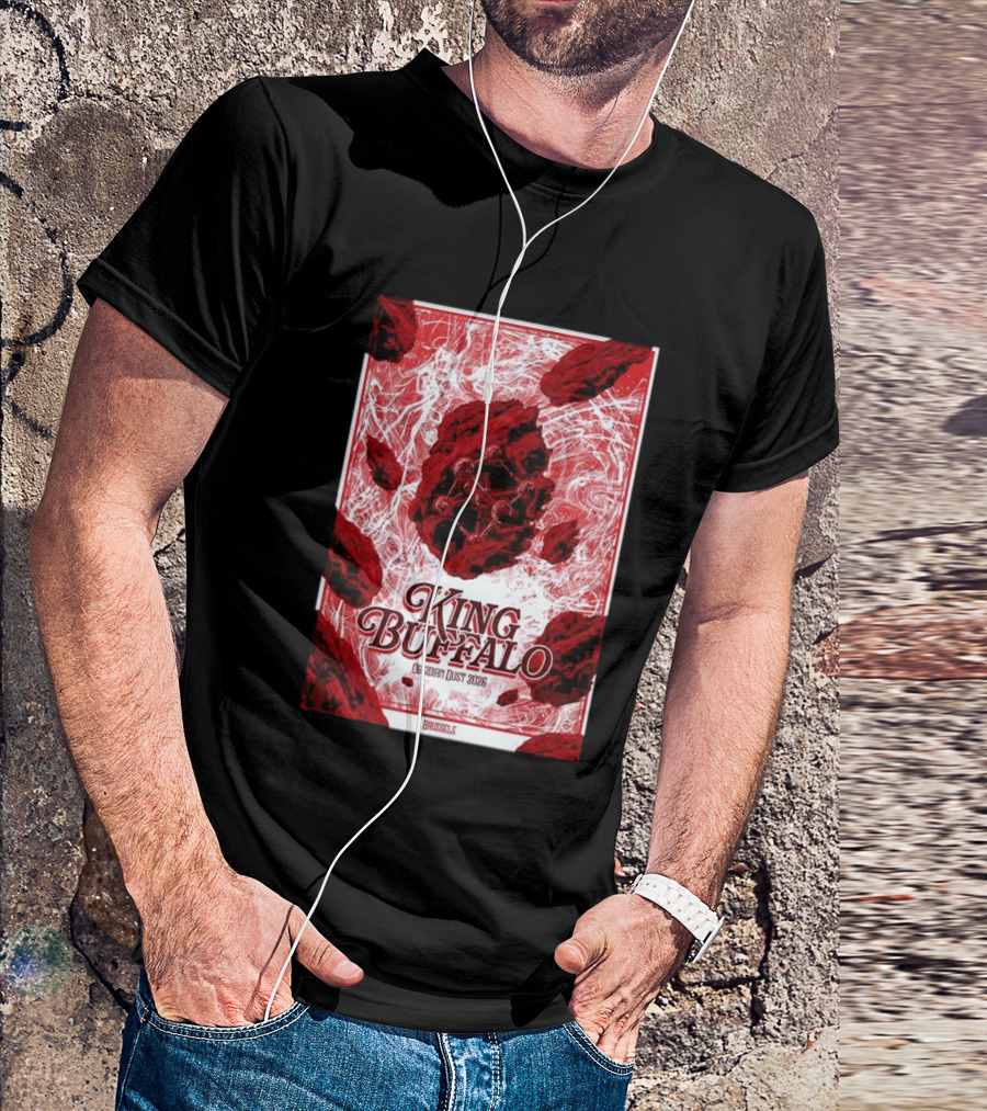 King Buffalo Obsidian Dust 2026 Brussels Belgium May 17 2026 T-Shirt