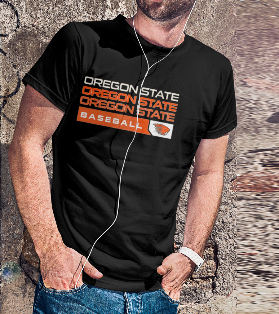 Oregon State Beavers College Baseball 2026 Tri Blend T-Shirt
