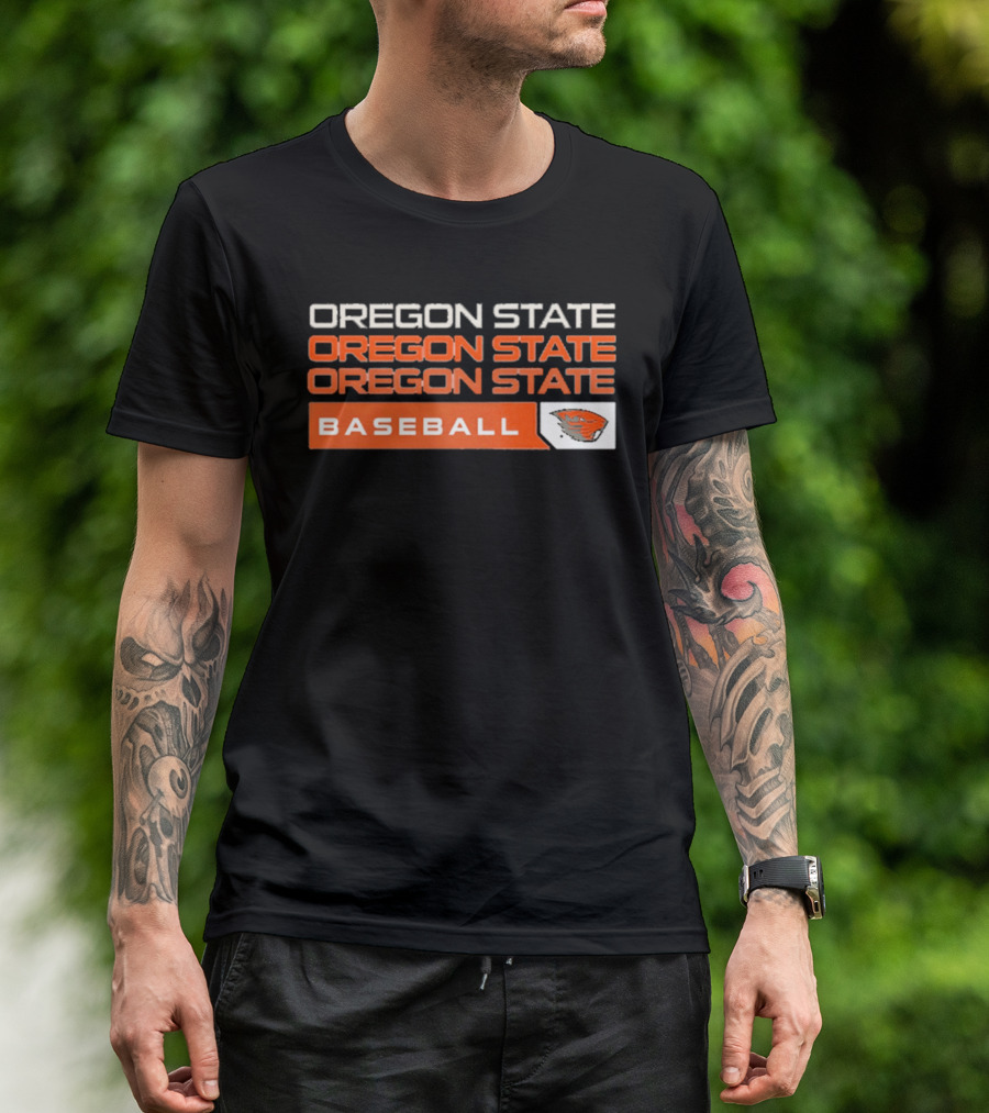 Oregon State Beavers College Baseball 2026 Tri Blend T-Shirt