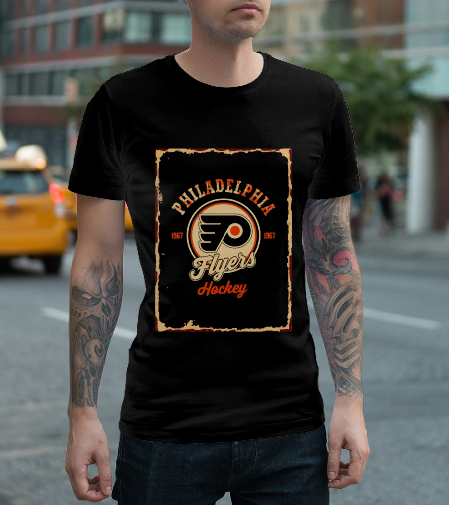 Philadelphia Flyers 1967 Vintage NHL Hockey T-Shirt